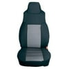 Rugged Ridge by RealTruck Seat Covers for Wrangler TJ | UV Treated Poly Cotton Fabric, Gray | 13240.09 | Compatible with 1997-2002 Jeep Wrangler TJ