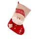 thumbnail image 1 of Cateissary Calcetines colgantes de Navidad, muñeco de nieve, Santa, tela tejida, medias para festivales, exquisitas bolsas de regalo de dulces, Papá Noel, 1 of 6