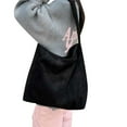 thumbnail image 4 of AUDeals Women Large Suede Tote Bag, Big Capacity Slouchy Shoulder Bag, Suede Purse Satchel Work Handbag, Winter Crescent Bag for Travel Daily Use, 4 of 4