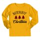 thumbnail image 2 of Pntutb Ladies Christmas Tree Letter Print Camiseta de manga larga con cuello redondo Pntutb Pntutb-3819, 2 of 6