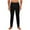 hgg432-Black, variant on Solid Color Athletic Training Pants for Men, Full Length Zipper Pants with Magic Tape Waist and Pockets, Quick Change Sport Bottoms