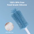 thumbnail image 2 of Juego de cepillos para limpieza de botellas GUARDIX Silicone 3 en 1 con pajita, 2 of 7