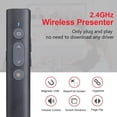 thumbnail image 2 of Usb/Type-C 2 In 1 Rechargeable Powerpoint Remote Pointer Presentation（140*22*12Mm）, Ppt Zapette Powerpoint Wireless Presenter Wireless for Mac Ipad Computer Laptop, 2 of 5