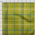 thumbnail image 3 of oneOone Cotton Poplin Lime Green Fabric Madras Check Fabric For Sewing Printed Craft Fabric By The Yard 42 Inch Wide, 3 of 4