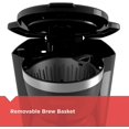 thumbnail image 3 of Black+Decker CM1160B-1 CM1160B 12-Cup Programmable Coffee Maker, Black/Stainless Steel, 3 of 7
