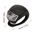 thumbnail image 3 of Hearth & Gear Fifth Generation Silicone Light LED Bike Light Compact Durable For Outdoor Use & Stroller Bike Headlight Airplane Seat for Toddler Adaptive Stroller Bike Headlight 4000 3d Summer Lite, 3 of 6