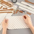 thumbnail image 2 of DIY PU Leather Tote Bag Kit DIY PU Leather Shoulder Bags Sew on Making Kit Handmade Handbag Sewing Material Tools Set Handmade Purse Craft Making Project Personalized Women Gift Beige, 2 of 8