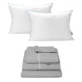 thumbnail image 1 of Sábanas King Size Royal Gris Perla + Almohada Royal Twin, 1 of 8
