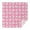 Pink Bows and, variant on Pink Football and Flowers Pattern Square Tablecloth,Waterproof Square Table Cover,Wipeable Spillproof Washable Table Cover for Home Kitchen Party Decor 42"X42"(107x107cm)