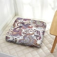 thumbnail image 3 of Meditation Cushion with Paisley Print, Square Floor Pillow for Sitting, Boho Pillow for Calm Corners 22 x 22, 3 of 7