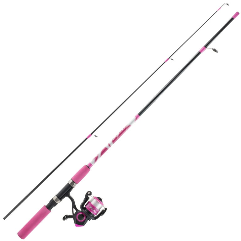 South Bend Worm Gear 2-piece Spincast Fishing Rod and Reel Combo, Random,  5’ 6”