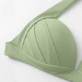 thumbnail image 6 of UPPADA High Waisted Womens Bikini Sets Two Piece Swimsuits Color Block Flattering Bathing Suits Bikini Sets 2 Piece Swimsuit Scoop Neck Spaghetti Straps Swimwear Green,L, 6 of 6