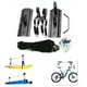 thumbnail image 1 of Yuarrent Elevador de techo para bicicleta negro, carga de 40 kg con gancho, elevador universal para bicicleta Almacenamiento y organización del hogar Yuarrent HA020296-00, 1 of 1