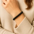 thumbnail image 5 of Original Karungali Bracelet with Natural Black Ebony Wood Beads (6mm Beads, Adjustable), 5 of 5