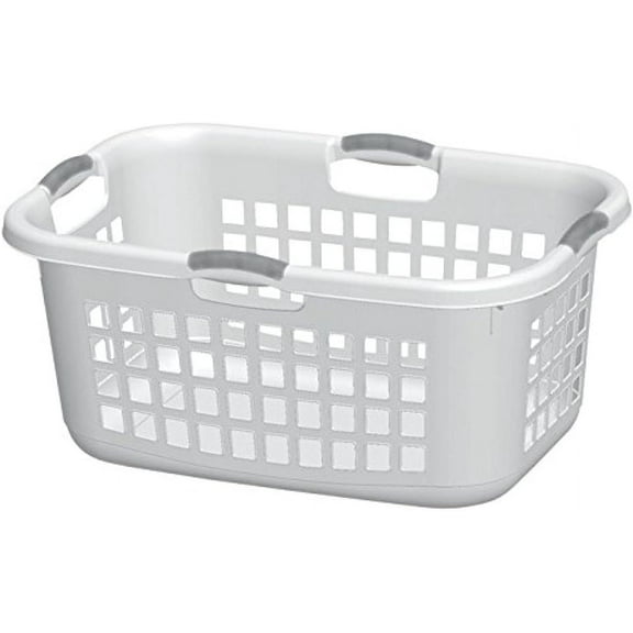 STERILITE Plain Portable Laundry Basket, White