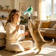 thumbnail image 5 of BESTSKY 2026 New 3Pcs Interactive Cat Toy Pop-Up Play Interactive Cat Toys for Indoor Cats Interactive Toy Fun Kitten Toys Style1 for Playtime Pet Interaction Home Entertainment Active Cats Kittens, 5 of 7