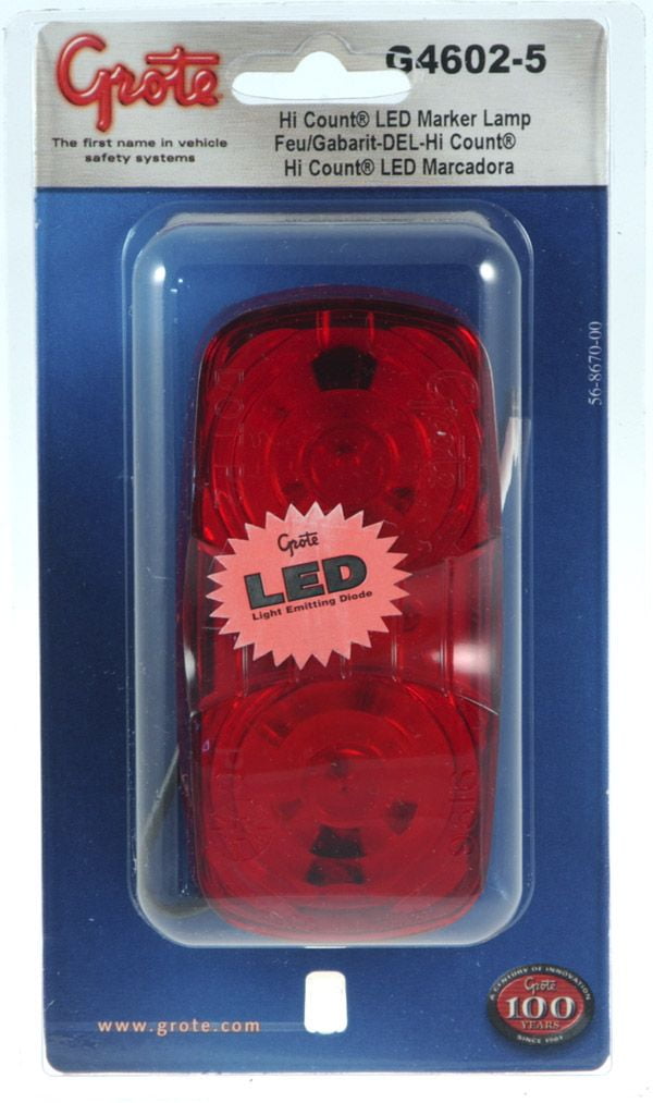 Grote Industries G46025 Side Marker Light Led Side Marker Light Led