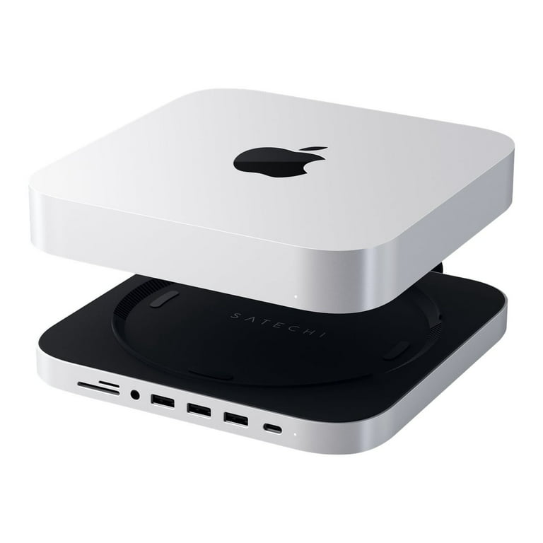 Satechi ST-ABHFS Type-C Aluminium Stand & Hub - Docking station - USB-C -  for Apple Mac mini (Late 2018, Late 2020) 