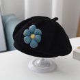 thumbnail image 3 of Newsboy hat Berry hat boina francesa hat Painter mujeres Lazy Highlights-Niños, 3 of 5