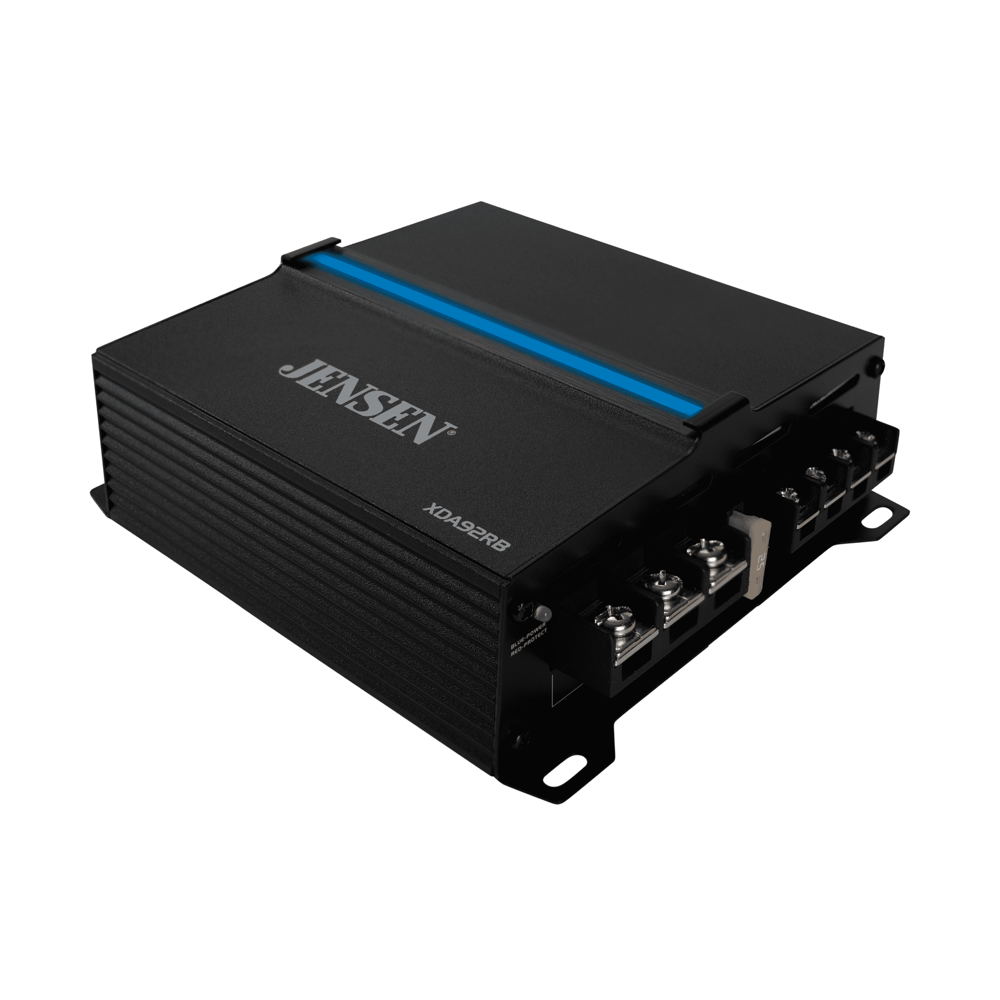 JENSEN XDA92RB Class D 2 Channel Bridgeable Amplifier with 80 Watts x 2 RMS, 600 Watts, New