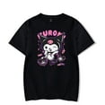thumbnail image 3 of Kuromi merch Anime Onegai My Melody tshirt crewneck short sleeve tshirt men/women harajuku  tops, 3 of 6