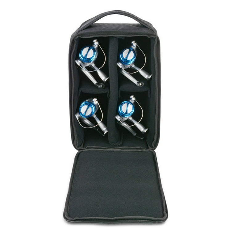 Fishing Reel Storage Case Protective Waterproof Fishing Bag Handbag, Size: 33cm x 21cm x 16cm, Black