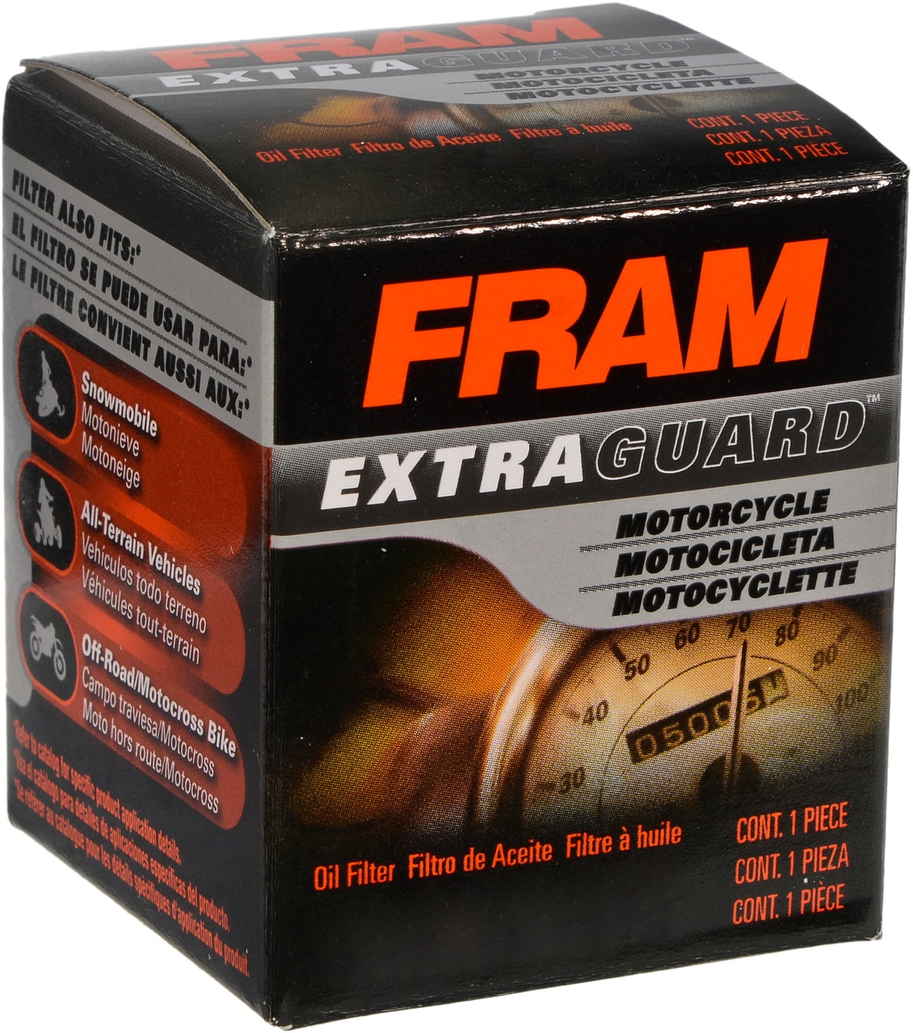 FRAM Motorcycle/ATV Oil Filter, PH6019 for Select Ducati and Harley