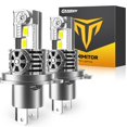 thumbnail image 1 of Bombillas LED Termitor H4/9003/HB2, 60 000 lm, 6500 K, paquete de 2, 1 of 8