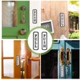 thumbnail image 4 of Sungmor Letreros de Puerta de Hierro Fundido Empujar/Jalar, Letrero Metálico p/ Puerta Ext. - Letreros Vert. Decorativos p/ Int. y Ext. en B/N, Juego x2, 5.3 x 1.6 pulg., 4 of 8