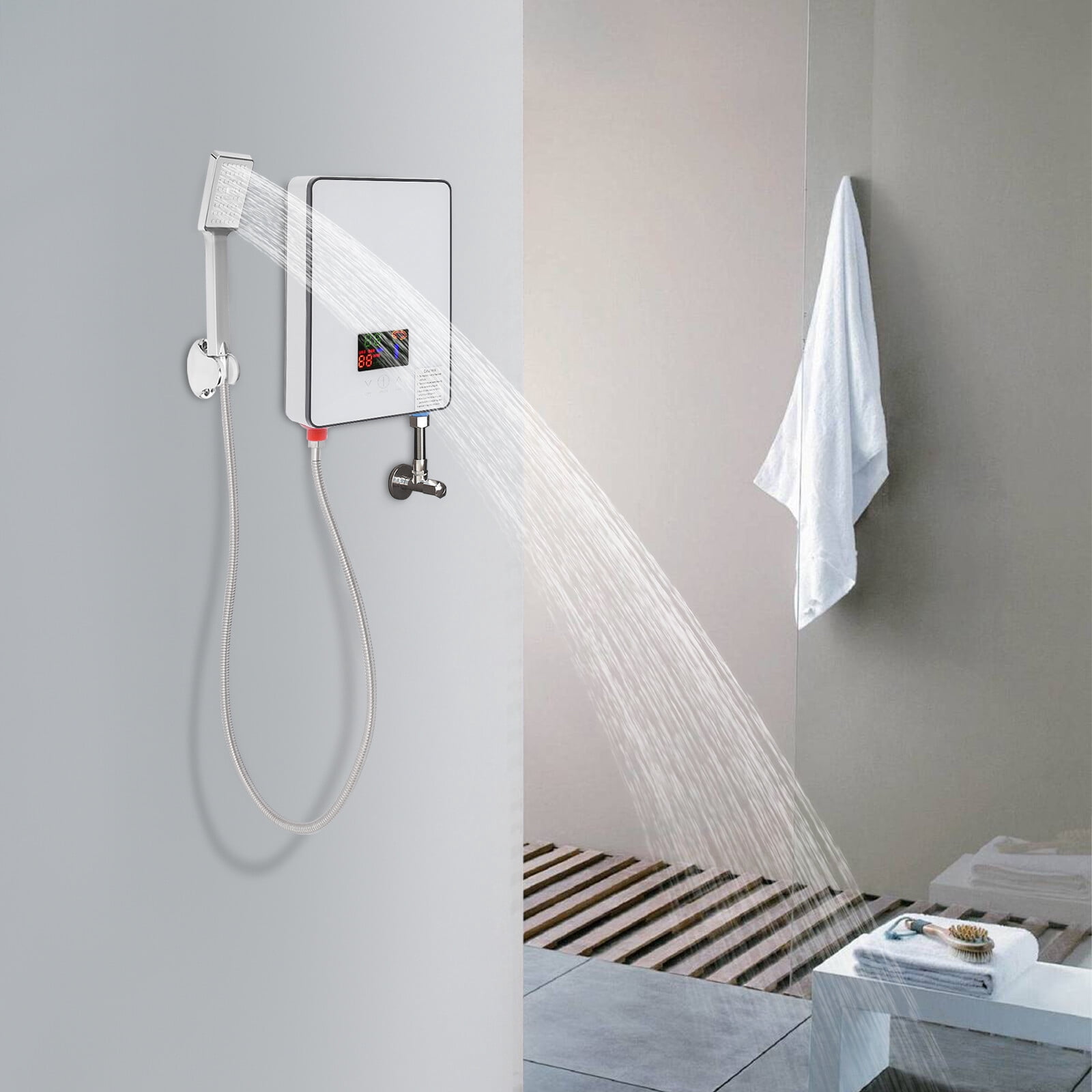 4500W Water Heater, Electric Tankless Heater, Instant Hot System