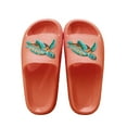 thumbnail image 5 of Slippers for Women Men Slip-on Round Toe Flat Heel Slides Unisex Casual Couple's Indoor Print Soft-Soled Home Slippers, 5 of 5