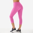 thumbnail image 2 of Pantalones de yoga ajustados de cintura alta para mujer - Pantalones cortos deportivos con forma de melocotón - M-L, 2 of 4