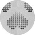 thumbnail image 1 of Ahgly Company Machine Washable Indoor Round Transitional Gunmetal Gray Area Rugs, 8' Round, 1 of 7