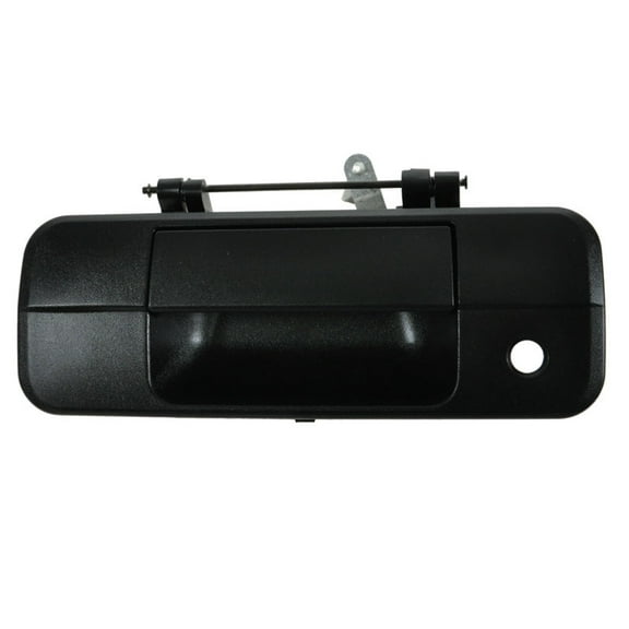 TRQ Tailgate Liftgate Handle Textured Black Finish for 07-13 Toyota Tundra DHA64748