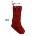 thumbnail image 3 of Knitted Hosiery Wool Hosiery Embroidered Letter Children's Candy Gift Bag Christmas Stocking Gift Bag, 3 of 6