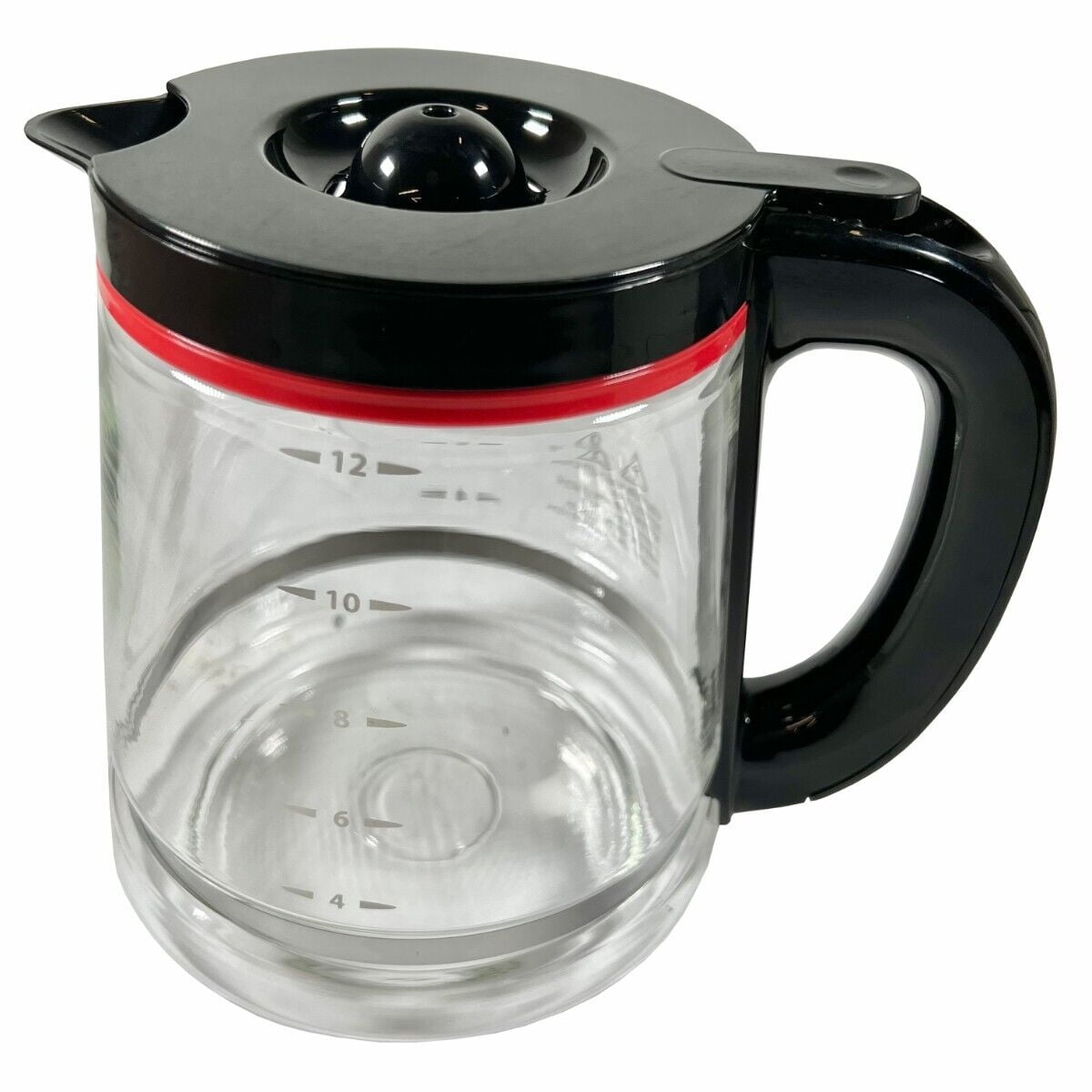 Genuine Hamilton Beach 990123700 Replacement 12 Cup Complete Glass Coffee Carafe Walmart