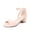 NUDE, variant on DREAM PAIRS Girls Sandals High Heels Princess Wedding Party Ankle Strap Dress Chunky Pump Shoes Open Toe