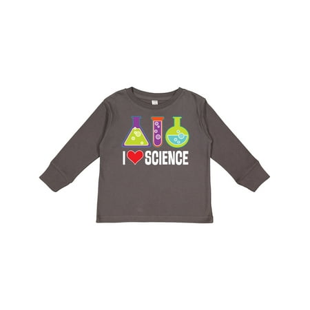 

Inktastic I Love Science Chemistry Teacher Gift Toddler Boy or Toddler Girl Long Sleeve T-Shirt