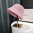 thumbnail image 1 of Sombrero de cubo ahuecado para mujer, sombrero de sol fino y transpirable, gorra de Panamá para playa, plegable, para exteriores, japonés, 1 of 3