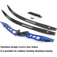 thumbnail image 4 of 66 inch ILF Recurve Bow Aluminum Takedown Riser Draw Weight 20 -40 Lbs Right Hand Longbow Shooting Archery Kit for Outdoor Target Hunting Practice F167 （blue-24lbs）, 4 of 9