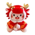 thumbnail image 2 of Dragón De Peluche Suave, Muñeco De Dragón De Año Nuevo Chino Para Sala De Estudio, Cafetería, Hotel Macarena Muñeco de peluche, 2 of 8