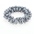 thumbnail image 4 of NOMADIC NOOK Fashion Faux Pearls Hair Elastic Band 3 Pcs Gray, 4 of 5