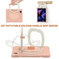 thumbnail image 3 of Dteck for iPad Air 11 inch 2025/2024 & Pro 11 (2022/2021/2020/2018) & Air 5th/4th Case,Sturdy Rotate Ring Stand Shoulder Carrying Strap Hand Strap Rugged Children Adults Outdoor Case, Rosegold, 3 of 4