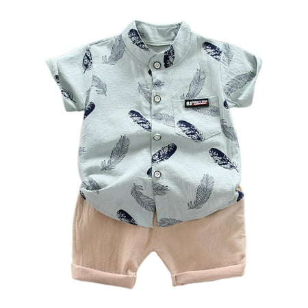

Cartoon Set Clothes Tops+Shorts Summer 1 4Years Boys Baby Outfits T Shirt Boys Outfits&Set Baby Boys Dress Shirt and Tie Toddler Boy Summer Clothes Baby Boy Clothes Summer Mamas Boy Outfit 4t Big Boys