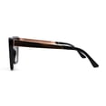 thumbnail image 4 of Lunettes de Soleil Oversize Œil de Chat Diva Bras en Métal Noir Fumée, 4 of 4