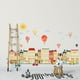 thumbnail image 3 of 1 pegatina de pared adhesiva-calcomanía de globo de aire caliente de sol y nubes-decoración de pared de habitación de niños JAMW Sencillez, 3 of 5