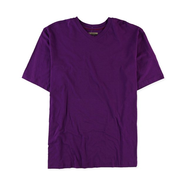 Camiseta básica clásica Alfani para hombre color morado LT
