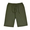 thumbnail image 4 of Sngxgn Shorts for Women High Waisted Long Running Shorts with Pockets(Army Green,XXXXL), 4 of 4
