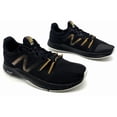 thumbnail image 2 of New Balance Mens Size 8.5 D TRNR Training Shoes Black with Gold Metallic, 2 of 6