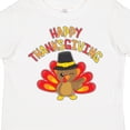 thumbnail image 4 of Inktastic Happy Thanksgiving Cute Turkey in Pilgrim Hat Boys or Girls Toddler T-Shirt, 4 of 5